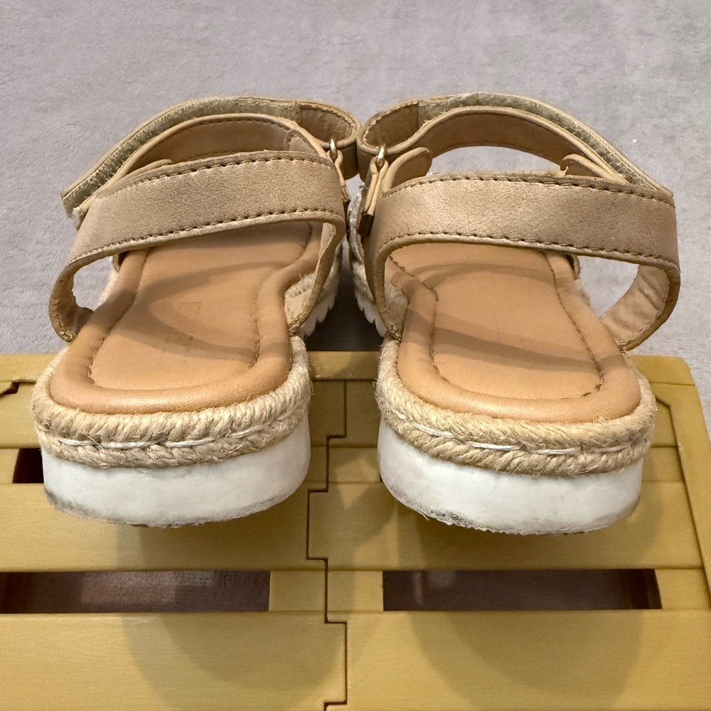 Steve Madden Girls Size 11 Sandals Beaded Braided Strap Ankle Strap Boho - Picture 4 of 7
